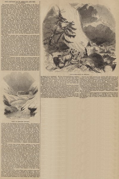 The Convent of St Bernard and the Avalanches by John Gilbert